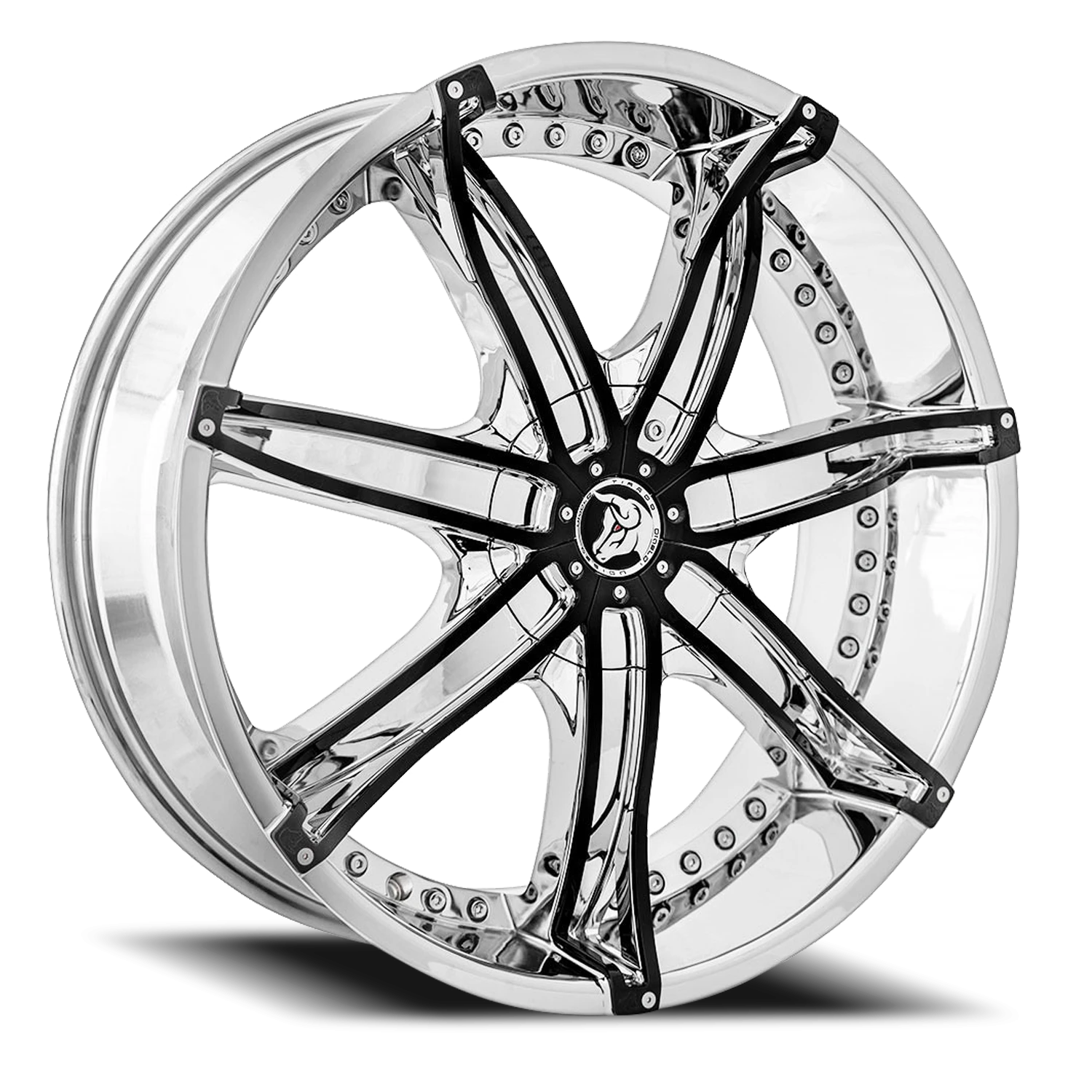 Diablo DNA 22x8.5" 5x114.3mm 73.1mm CB +38mm Chrome