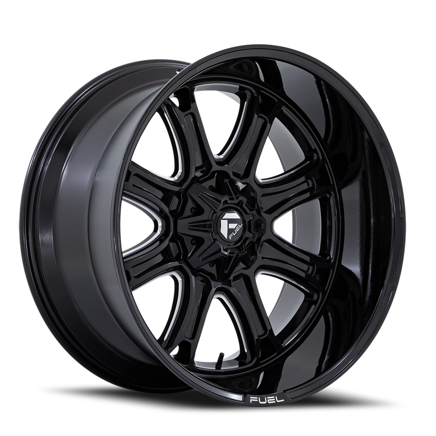 Fuel Darkstar 20x9" 6x135mm 106.1mm CB +1mm Gloss Black Milled