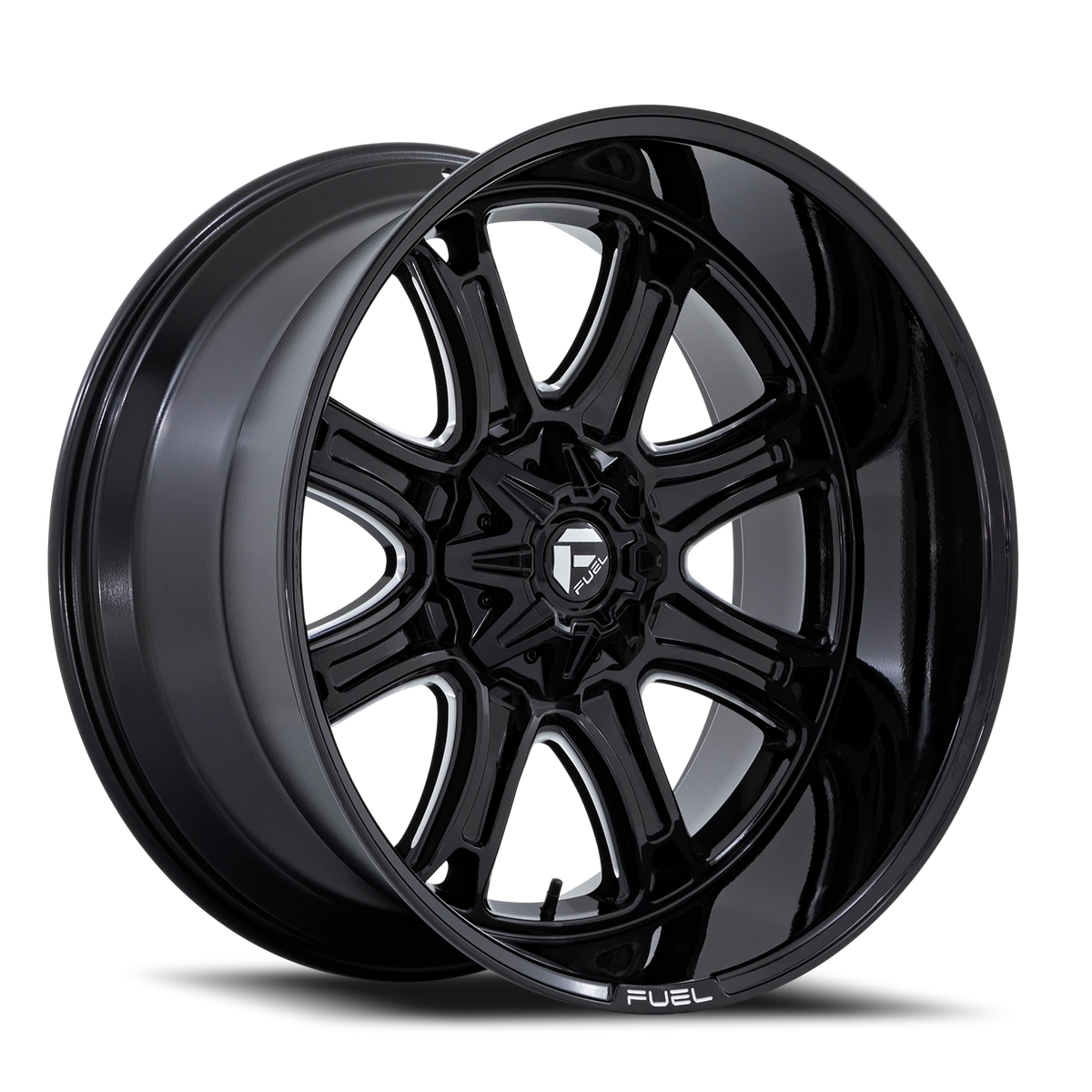 Fuel Darkstar 22x10 -18 6x135mm 106.1mm Gloss Black Milled