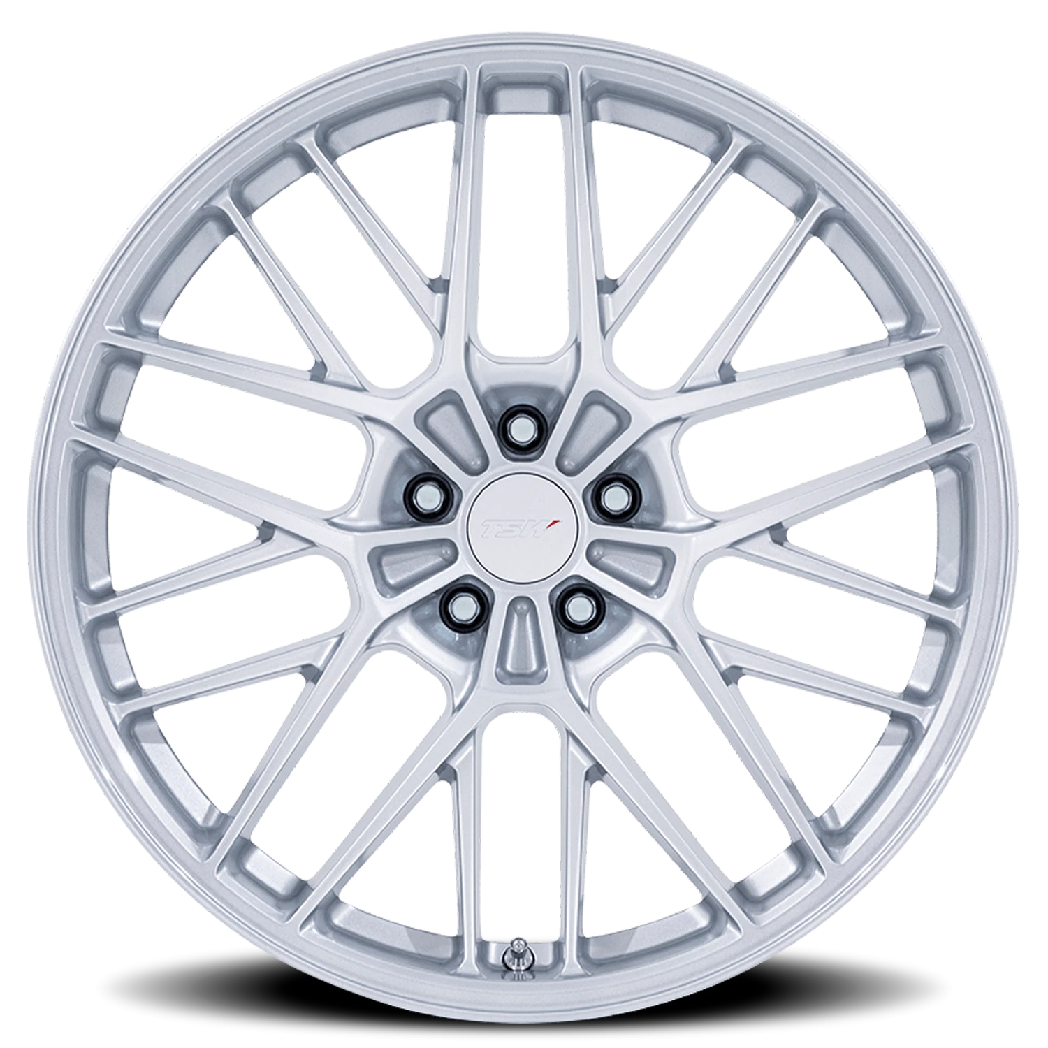TSW Daytona 20x10.5" 5x114.3mm 72.56mm CB +38mm Gloss Silver