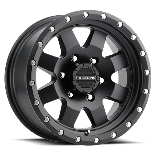 Raceline Defender Trailer 15x5" 5x114.3mm 81mm CB 0mm Matte Black