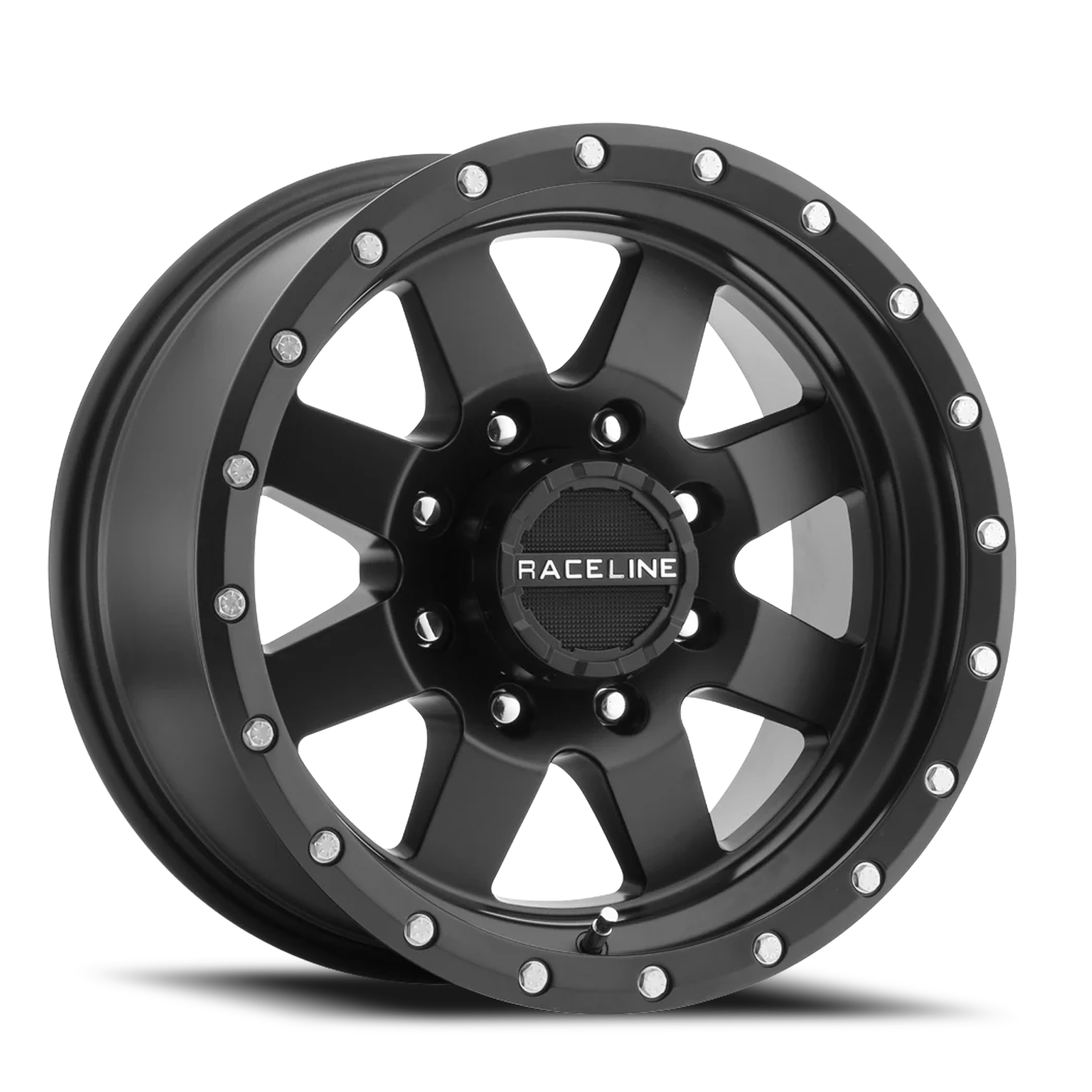 Raceline Defender 16x8" 5x139.7mm 107.95mm CB 0mm Matte Black
