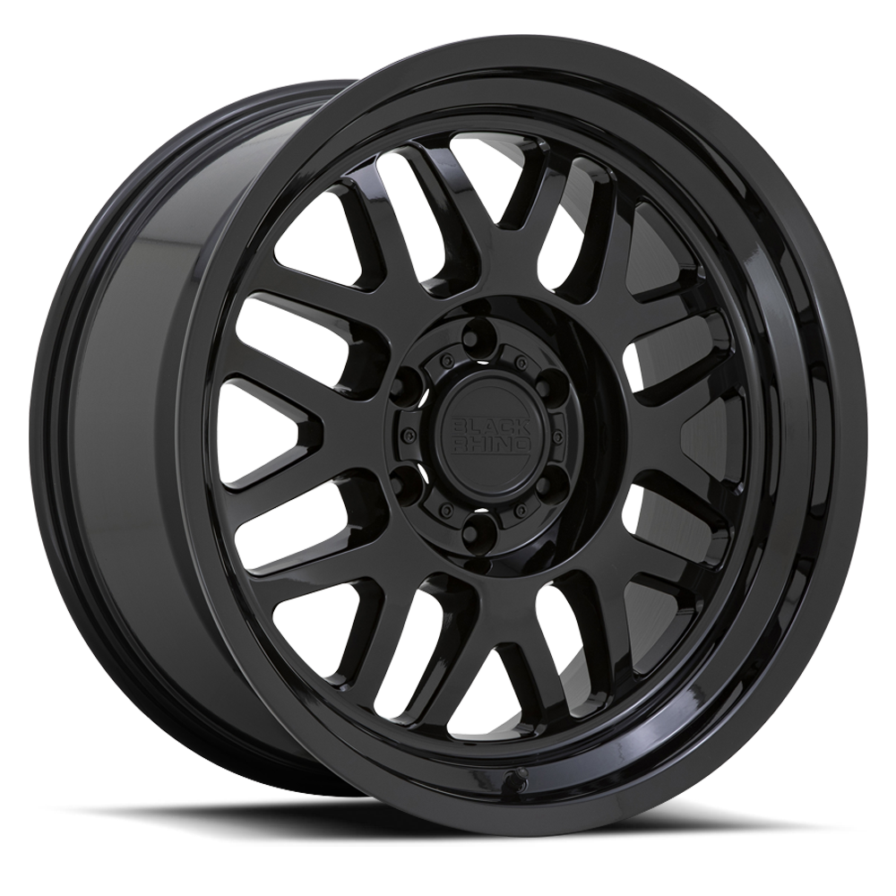 Black Rhino Delta 20x9.5" 5x127mm 71.5mm CB +2mm Gloss Black