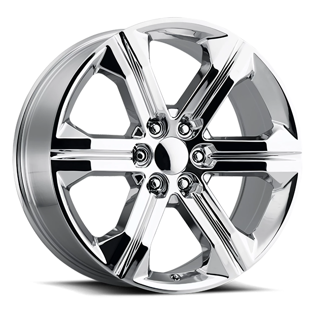 Replica Alloys Denali 3 22x9 +24 6x139.7mm 78.1mm Chrome