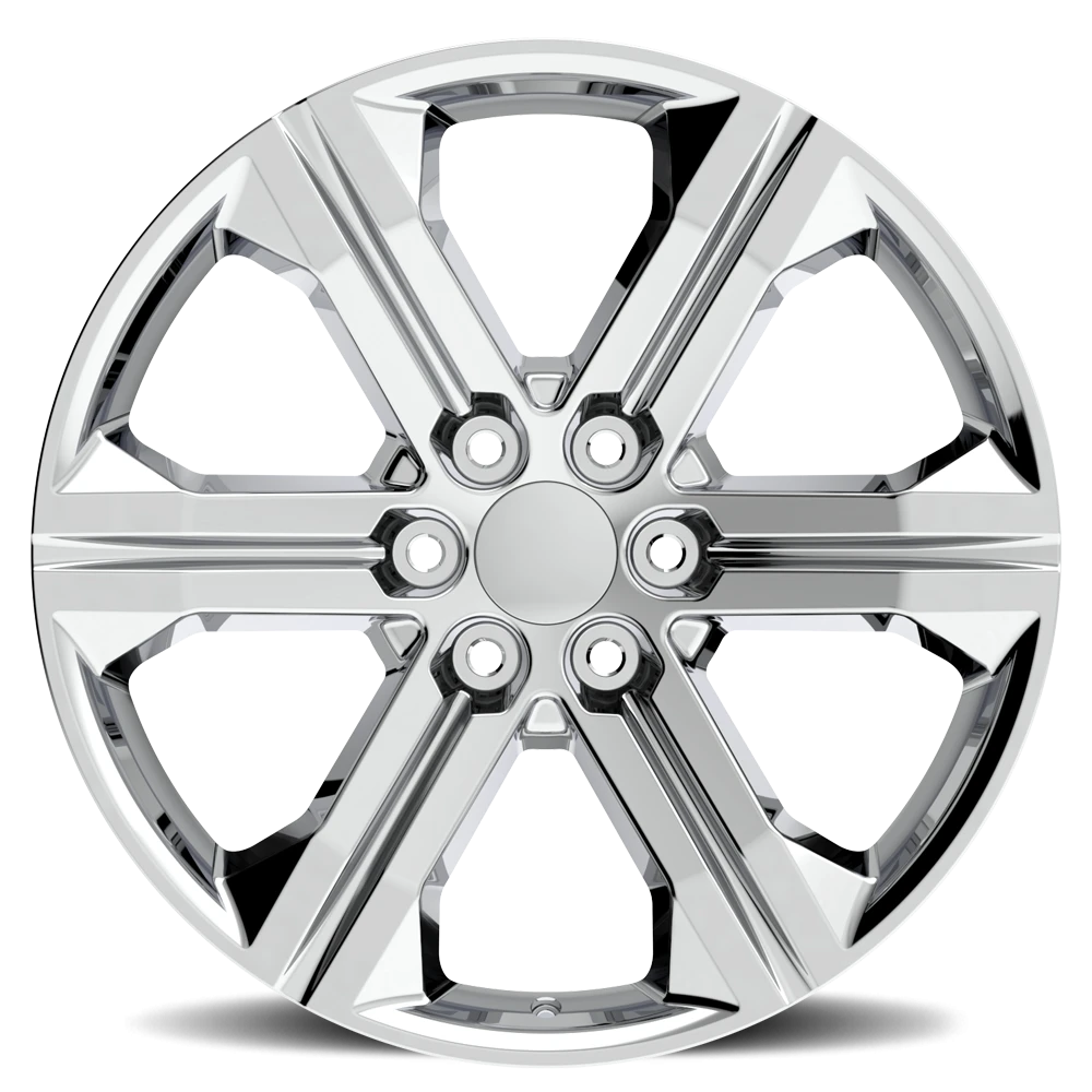Replica Alloys Denali 3 22x9 +24 6x139.7mm 78.1mm Chrome
