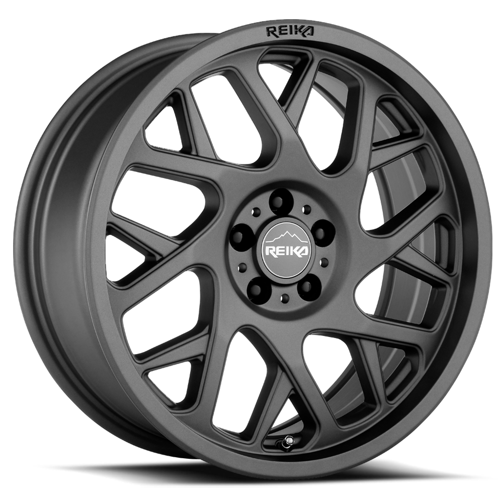Reika Detour R25 17x8" 5x114.3mm 65.1mm CB +38mm Slate Gray