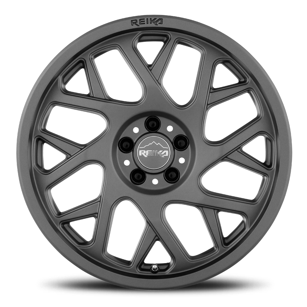 Reika Detour R25 17x8" 5x114.3mm 65.1mm CB +38mm Slate Gray