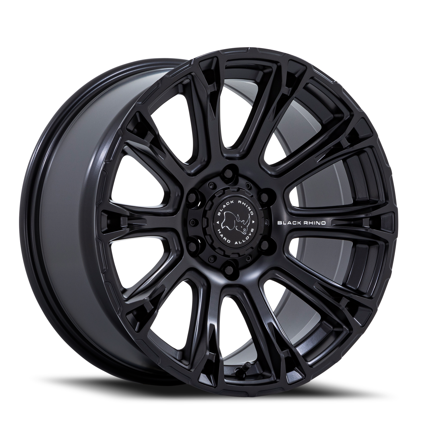 Black Rhino Diamondback 17x9" 6x139.7mm 106.1mm CB +12mm Matte Black