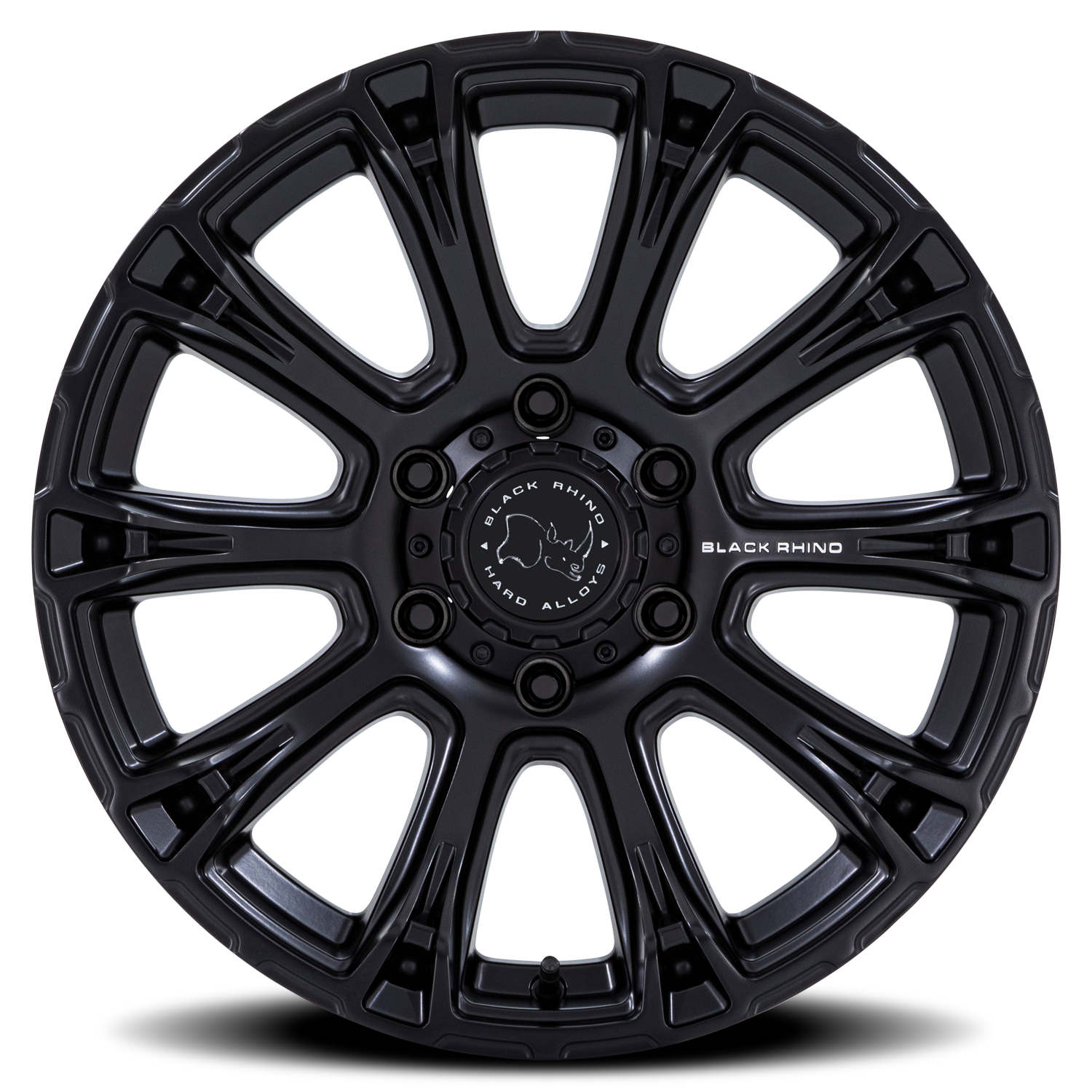 Black Rhino Diamondback 17x9" 6x139.7mm 106.1mm CB +12mm Matte Black
