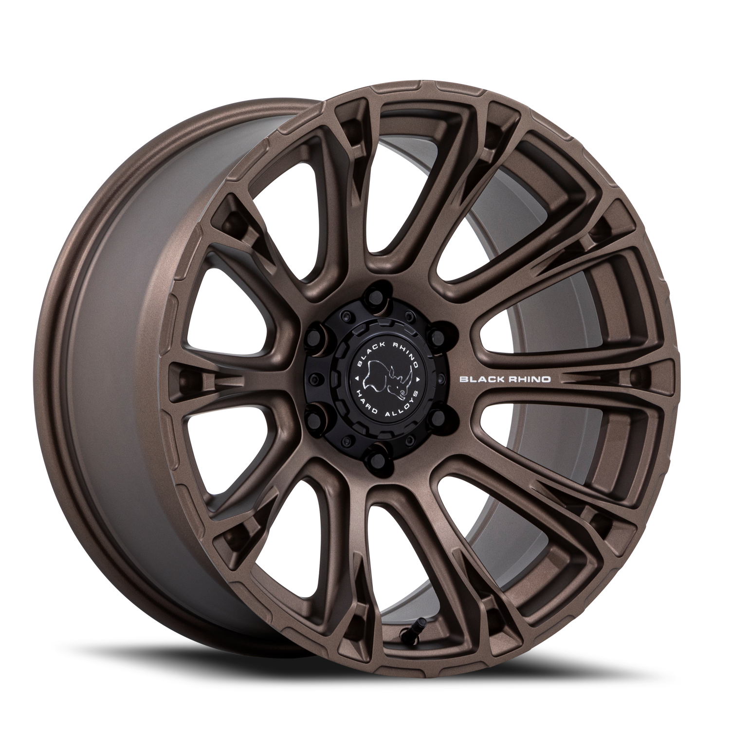 Black Rhino Diamondback 17x9" 6x139.7mm 106.1mm CB +12mm Burnt Bronze