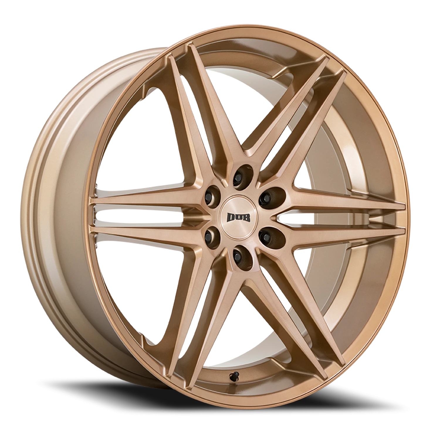 DUB Dirty Dog S266 24x10 +25 6x139.7mm 106.1mm Platinum Bronze