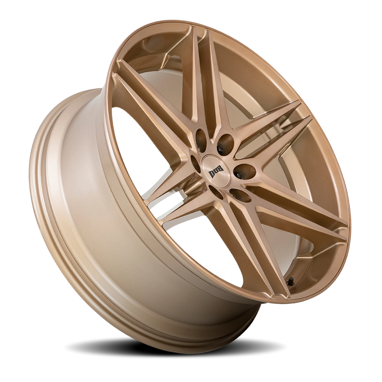 DUB Dirty Dog S266 24x10 +30 6x135mm 87.1mm Platinum Bronze