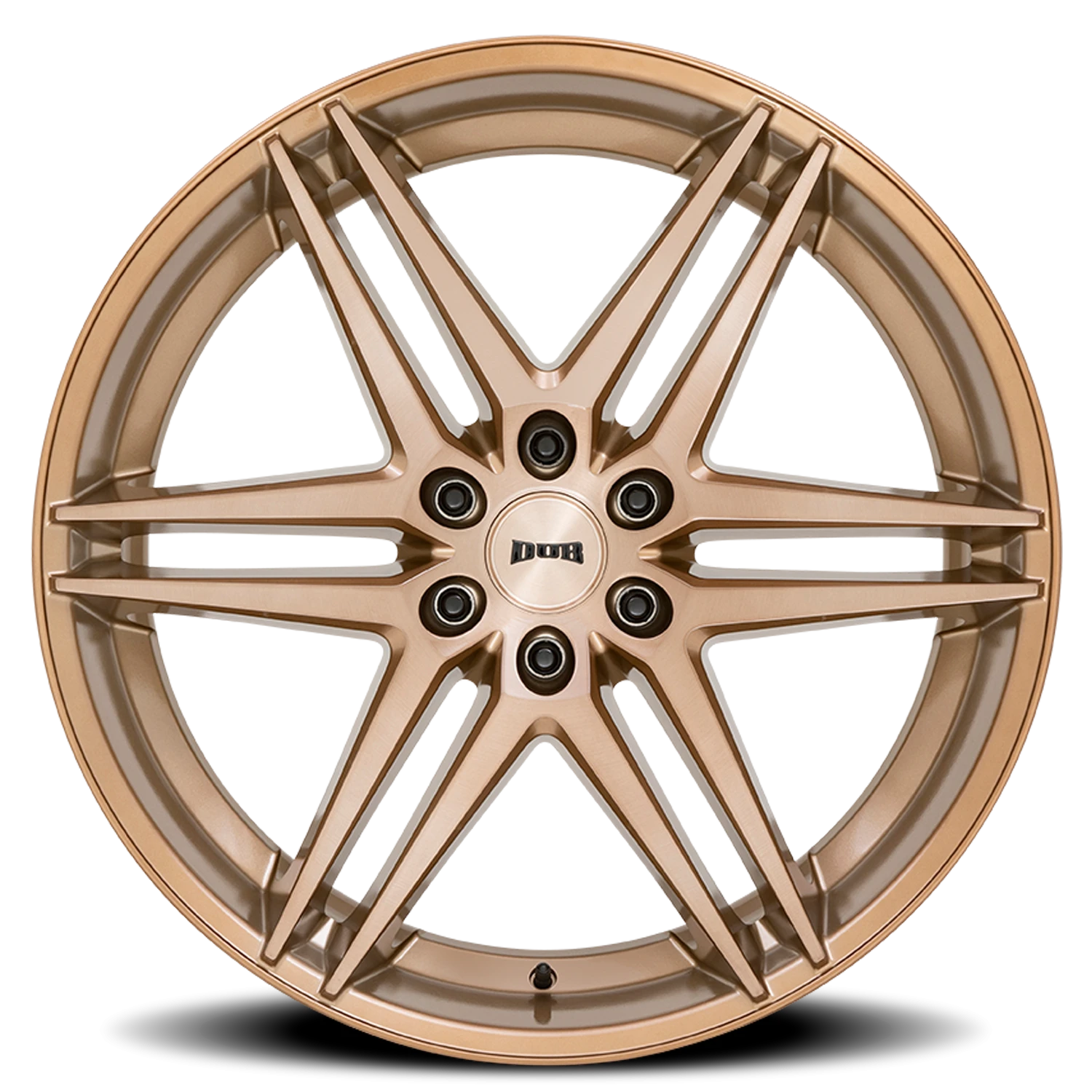 DUB Dirty Dog S266 24x10 +30 6x135mm 87.1mm Platinum Bronze