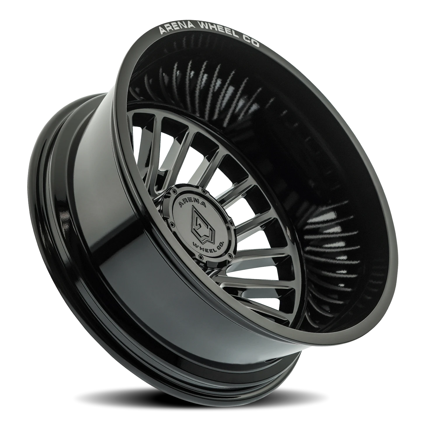 Arena Dually Thunder 20x8.25" 10x225mm 170.13mm CB -202mm Gloss Glossy Black Milled