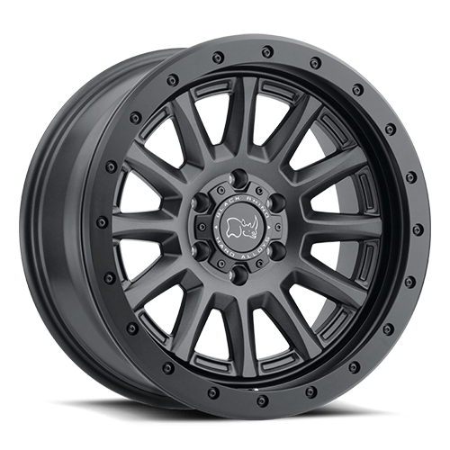 Black Rhino Dugger 17x8.5" 6x114.3mm 66.6mm CB +10mm Gunblack