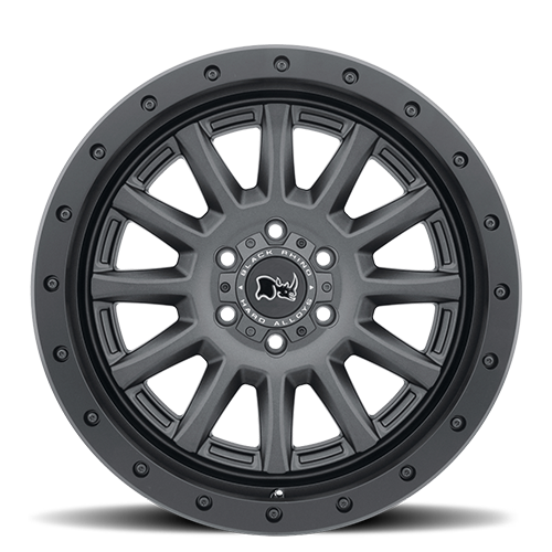 Black Rhino Dugger 20x9" 6x114.3mm 66.6mm CB +10mm Gunblack
