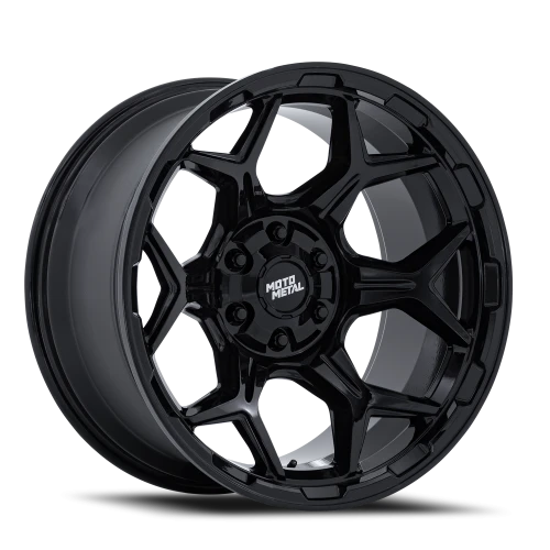 Moto Metal Dux 17x8.5 +0 6x135mm 106.1mm Gloss Black