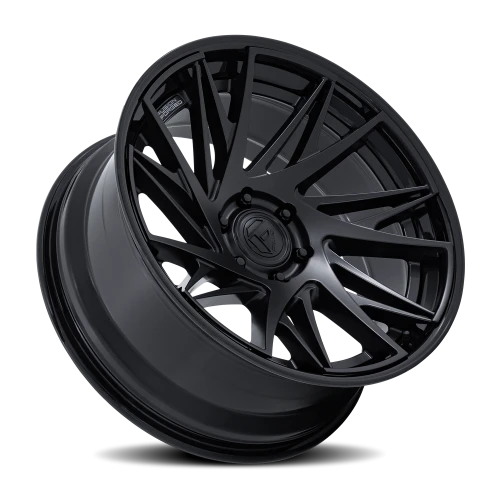 Fuel Dynamo 20x10 -18 6x139.7mm 106.1mm Matte Black Gloss Black Lip
