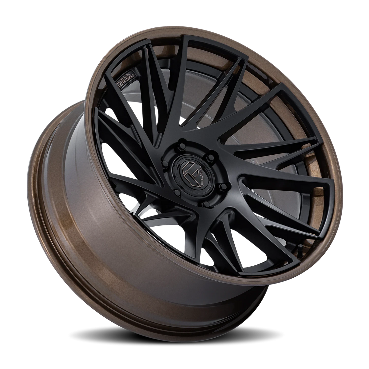 Fuel Dynamo 20x9 +1 5x127mm 71.5mm Matte Black G-Bronze Lip