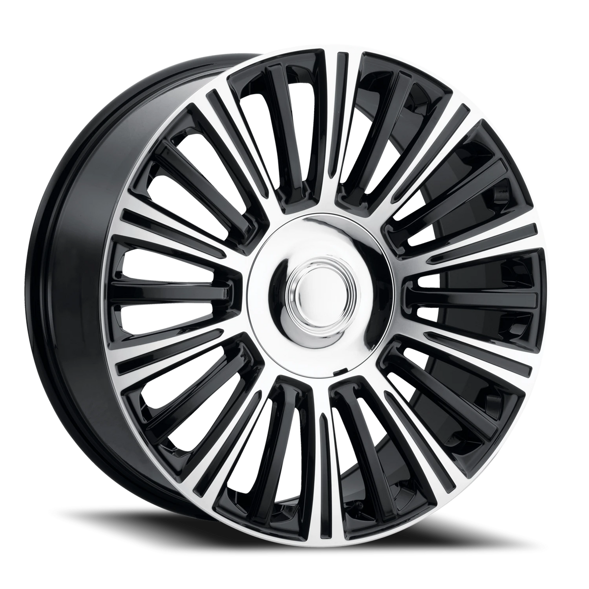 Replica Alloys ES4 22x9 +28 6x135mm 87.1mm Gloss Black Machined Face