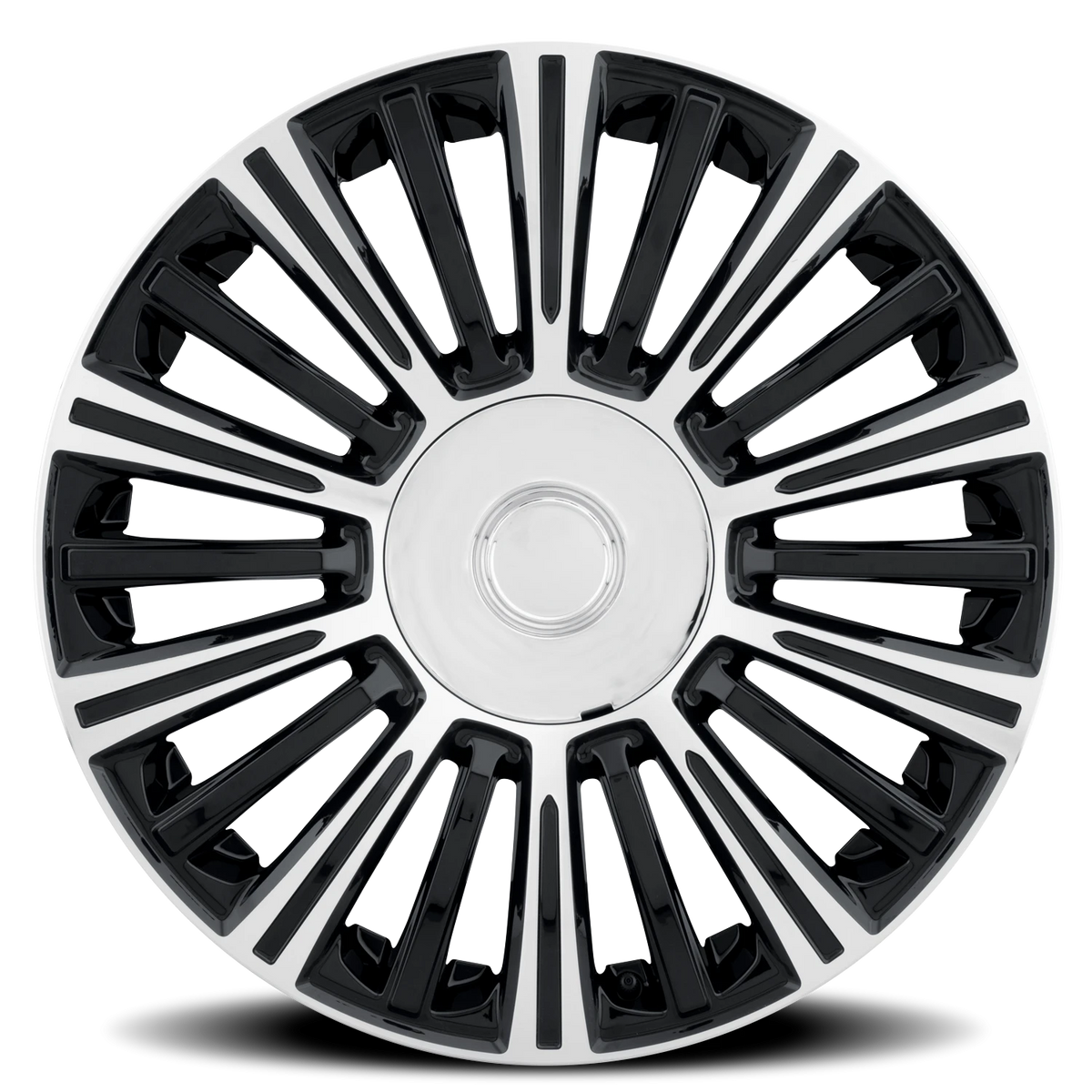 Replica Alloys ES4 22x9 +28 6x135mm 87.1mm Gloss Black Machined Face