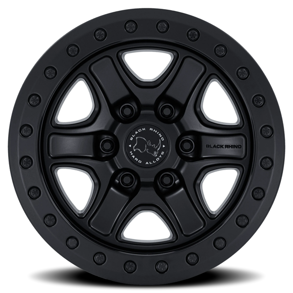 Black Rhino Echo Trail Lock Beadlock 17x8.5 +0 6x139.7mm 106.1mm Matte Black