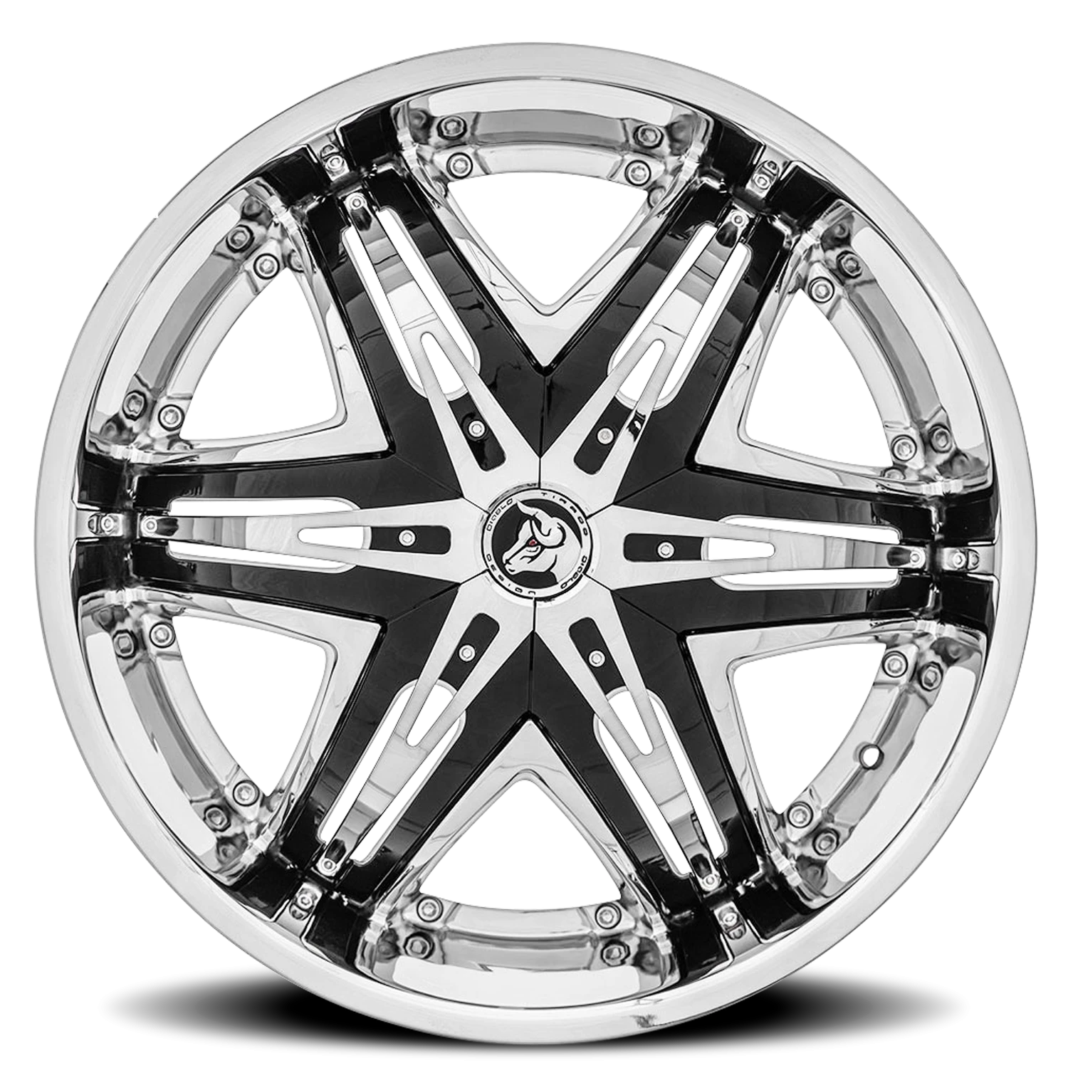 Diablo Elite 22x8.5" 5x112mm 73.1mm CB +38mm Chrome