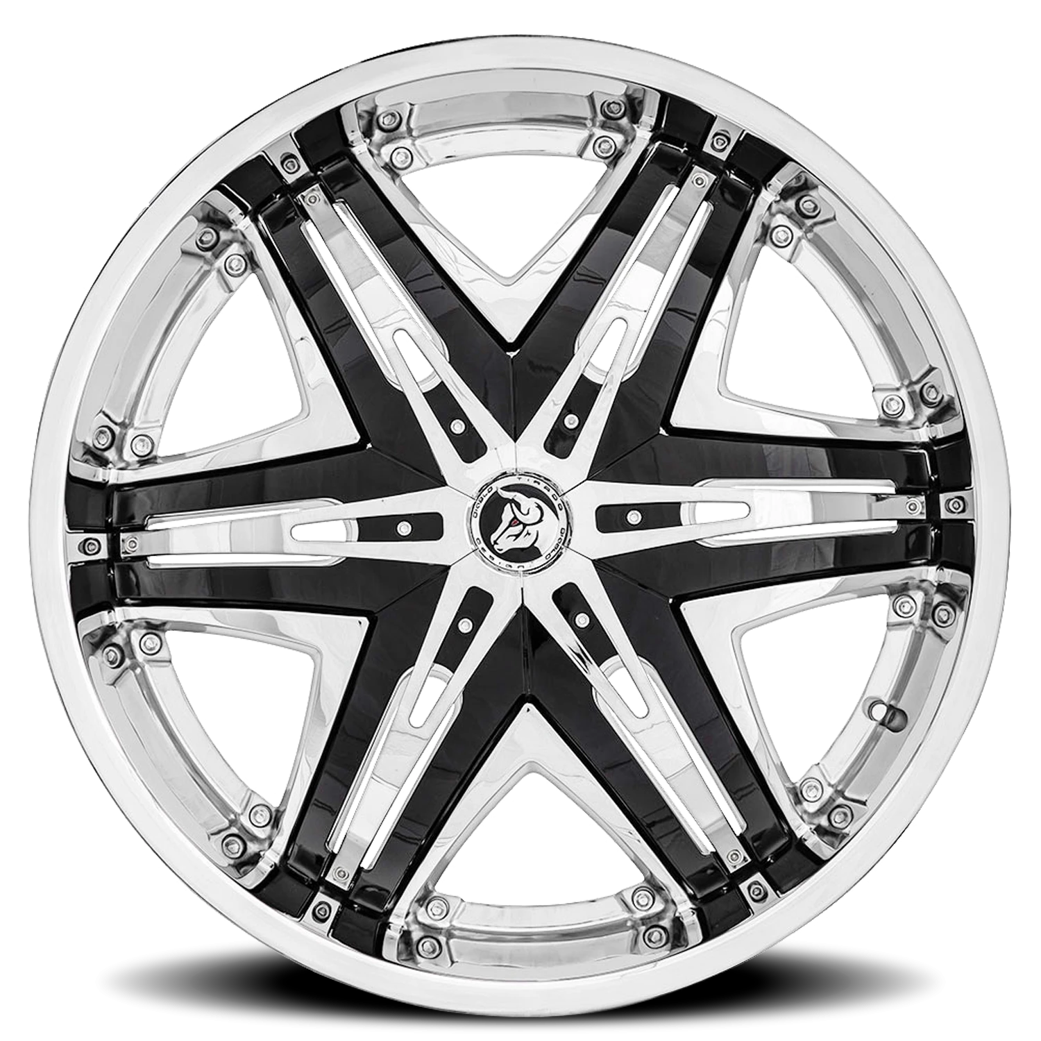 Diablo Elite 24x10" 6x135mm 87.1mm CB +35mm Chrome