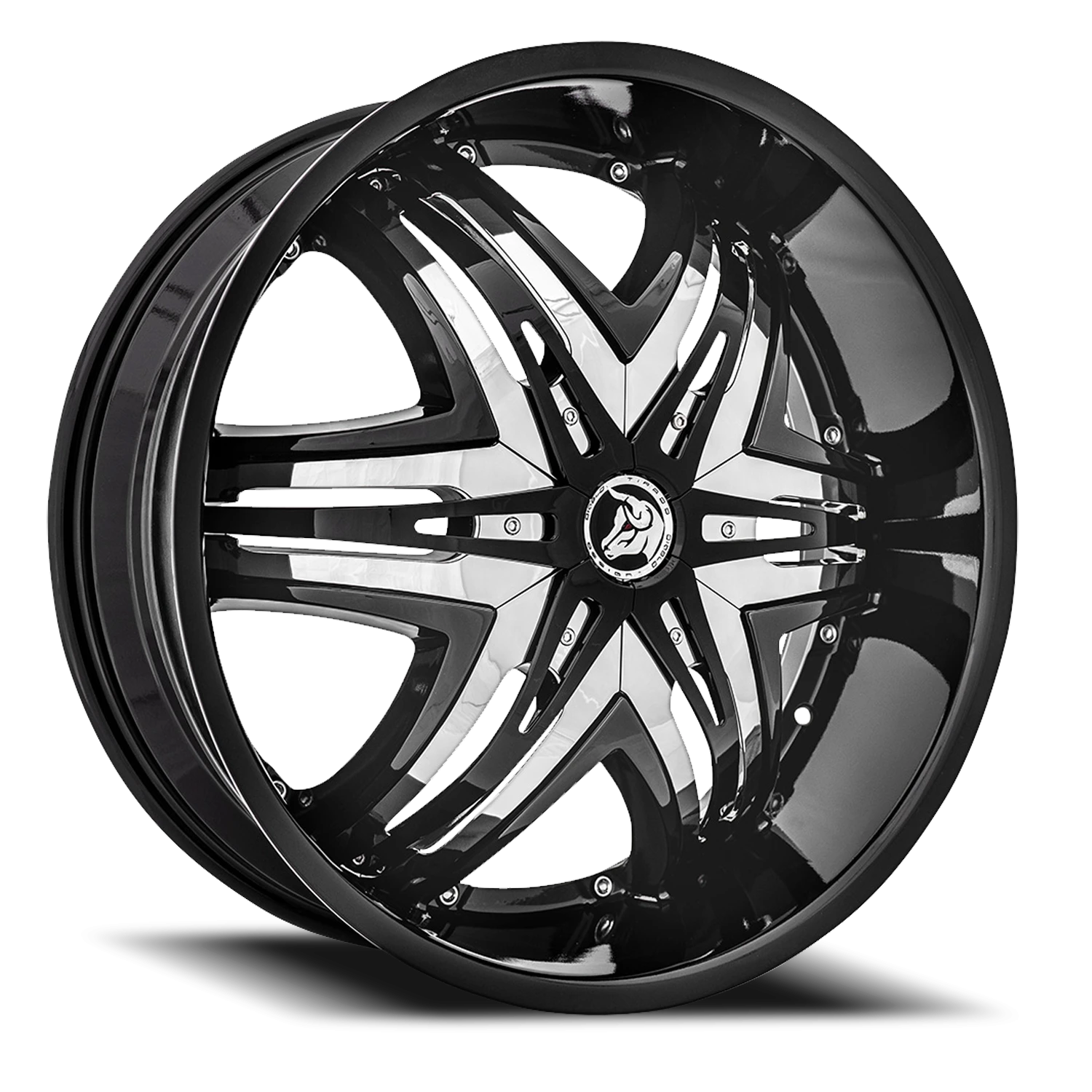 Diablo Elite 22x8.5" 5x114.3mm 73.1mm CB +38mm Gloss Black