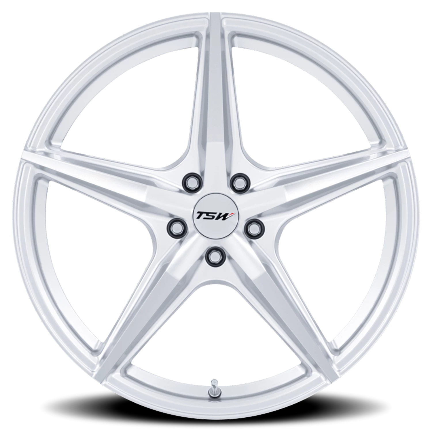 TSW Esprit 18x9.5" 5x120mm 74.1mm CB +40mm Hyper Silver Machined Face