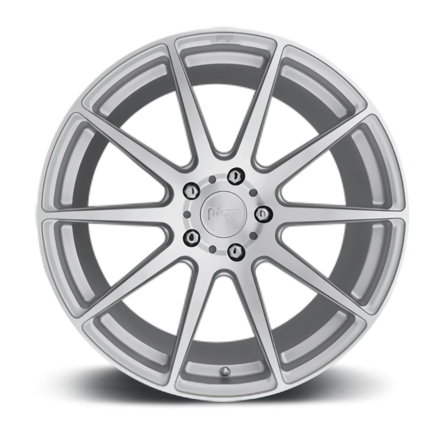 Niche Essen 20x10" 5x120mm 74.1mm CB +40mm Gloss Silver Machined