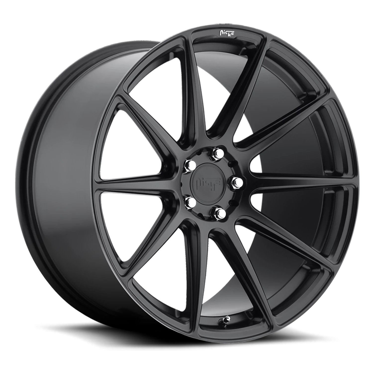 Niche Essen 21x10.5" 5x130mm 71.6mm CB +45mm Matte Black