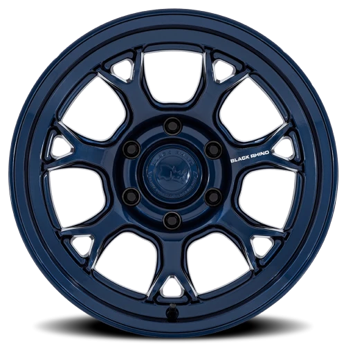 Black Rhino Etosha 17x8.5" 5x127mm 71.5mm CB +20mm Gloss Midnight Blue
