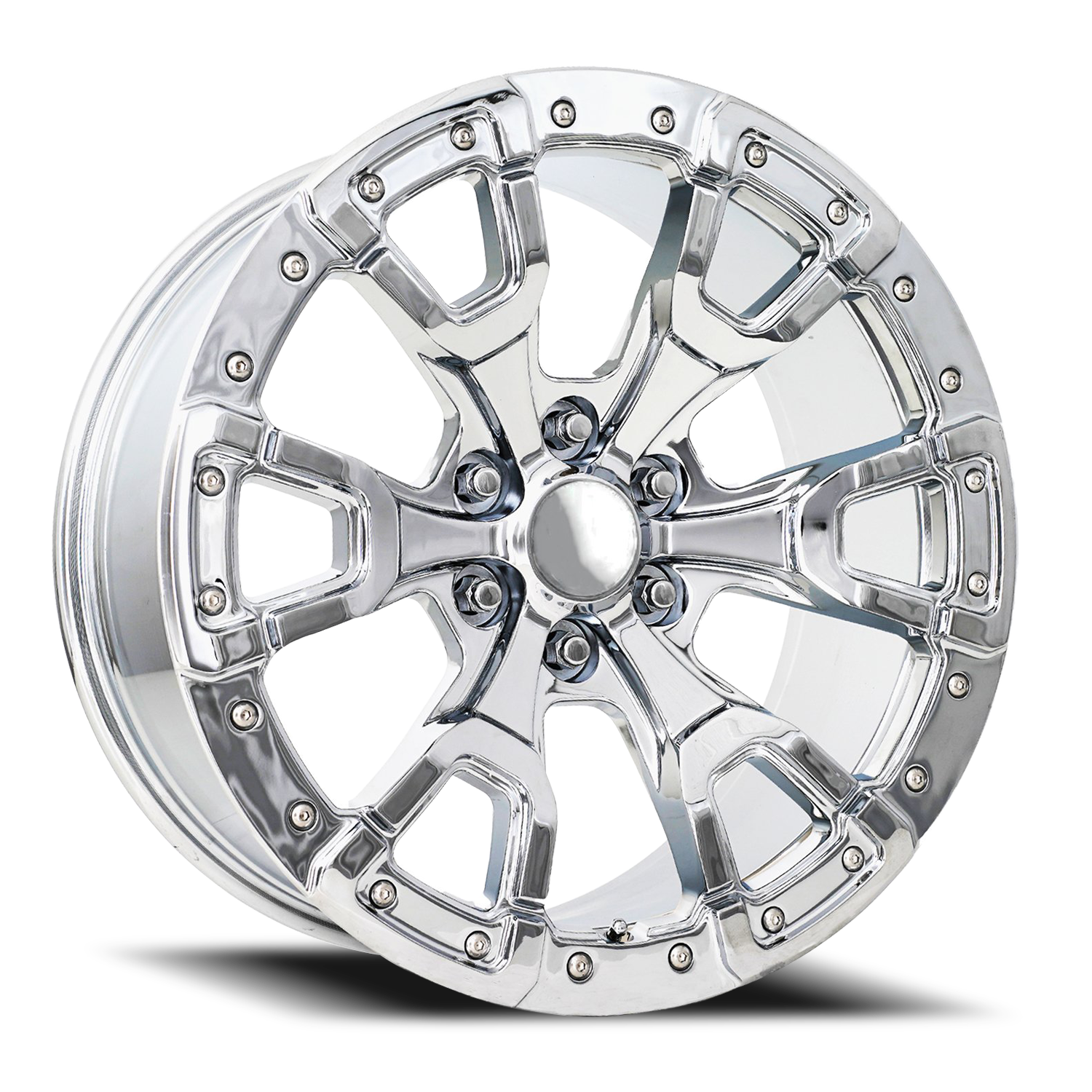 Factory Reproductions FR 99 Ford Bronco Raptor CH 20x9 +20 6x139.7mm 93.1mm Chrome