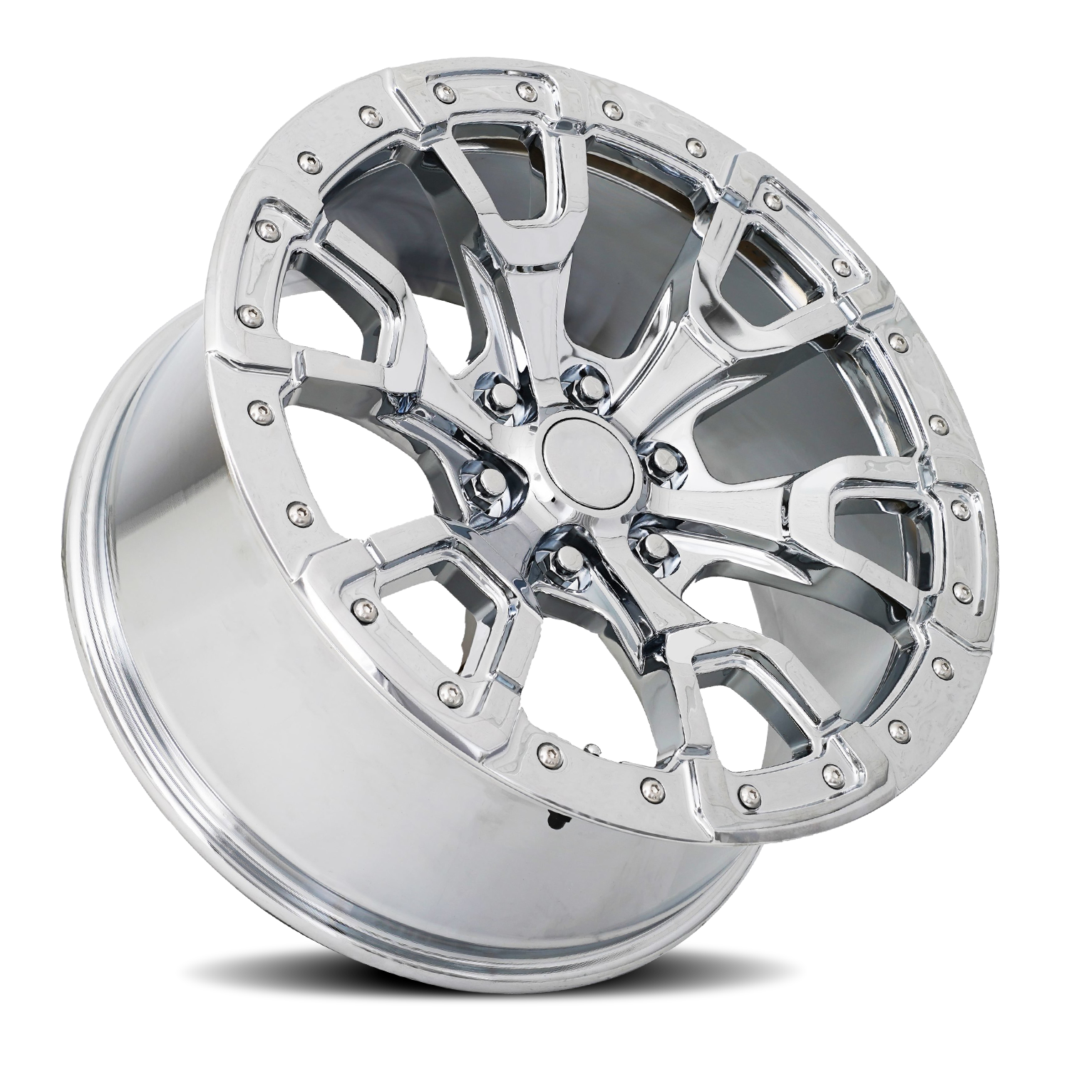 Factory Reproductions FR 99 Ford Bronco Raptor CH 20x9 +20 6x139.7mm 93.1mm Chrome