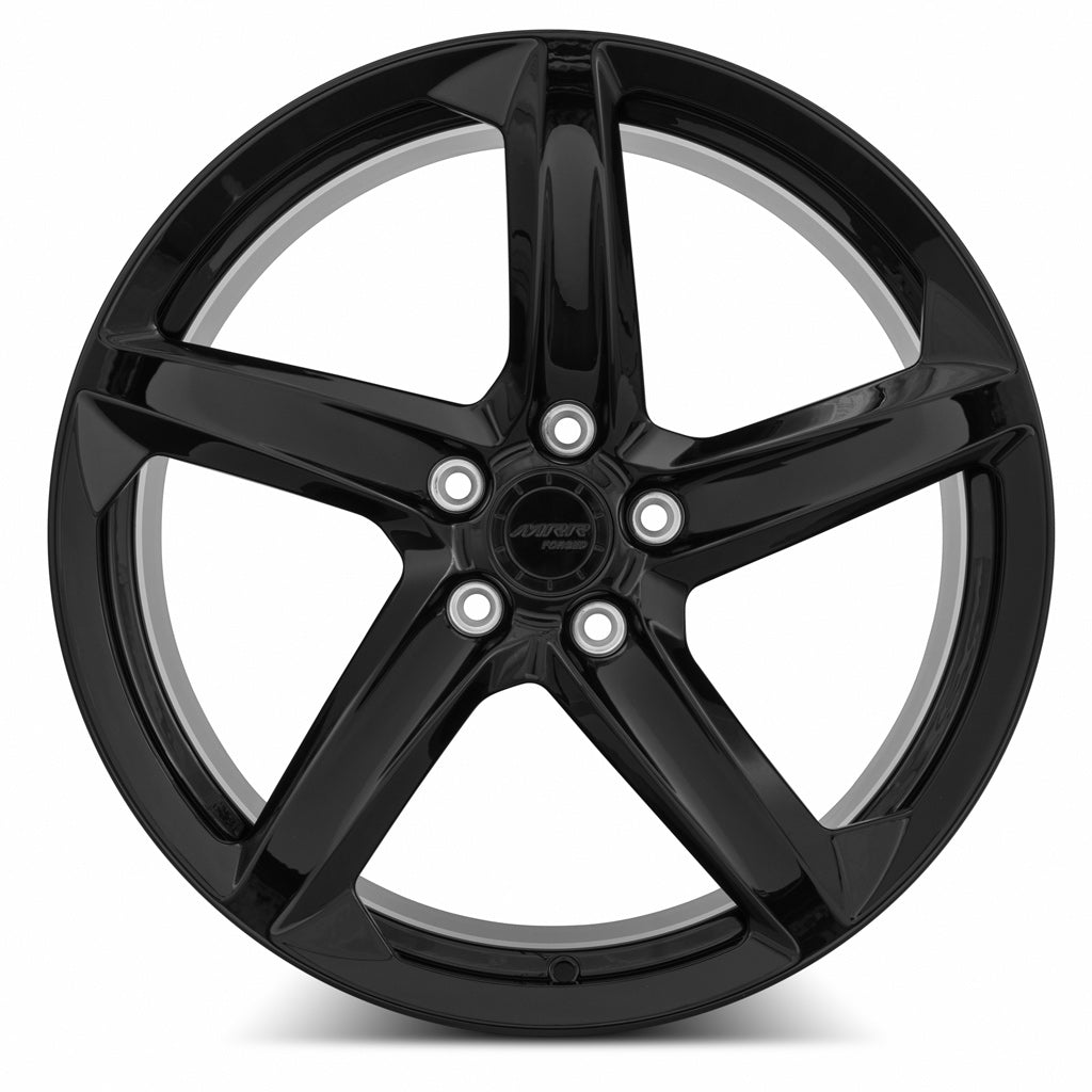 MRR Forged F23 20x11 48 5x120mm 66.9mm Gloss Black Left