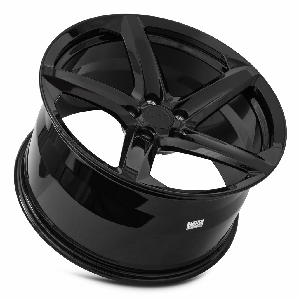 MRR Forged F23 20x11 48 5x120mm 66.9mm Gloss Black Left