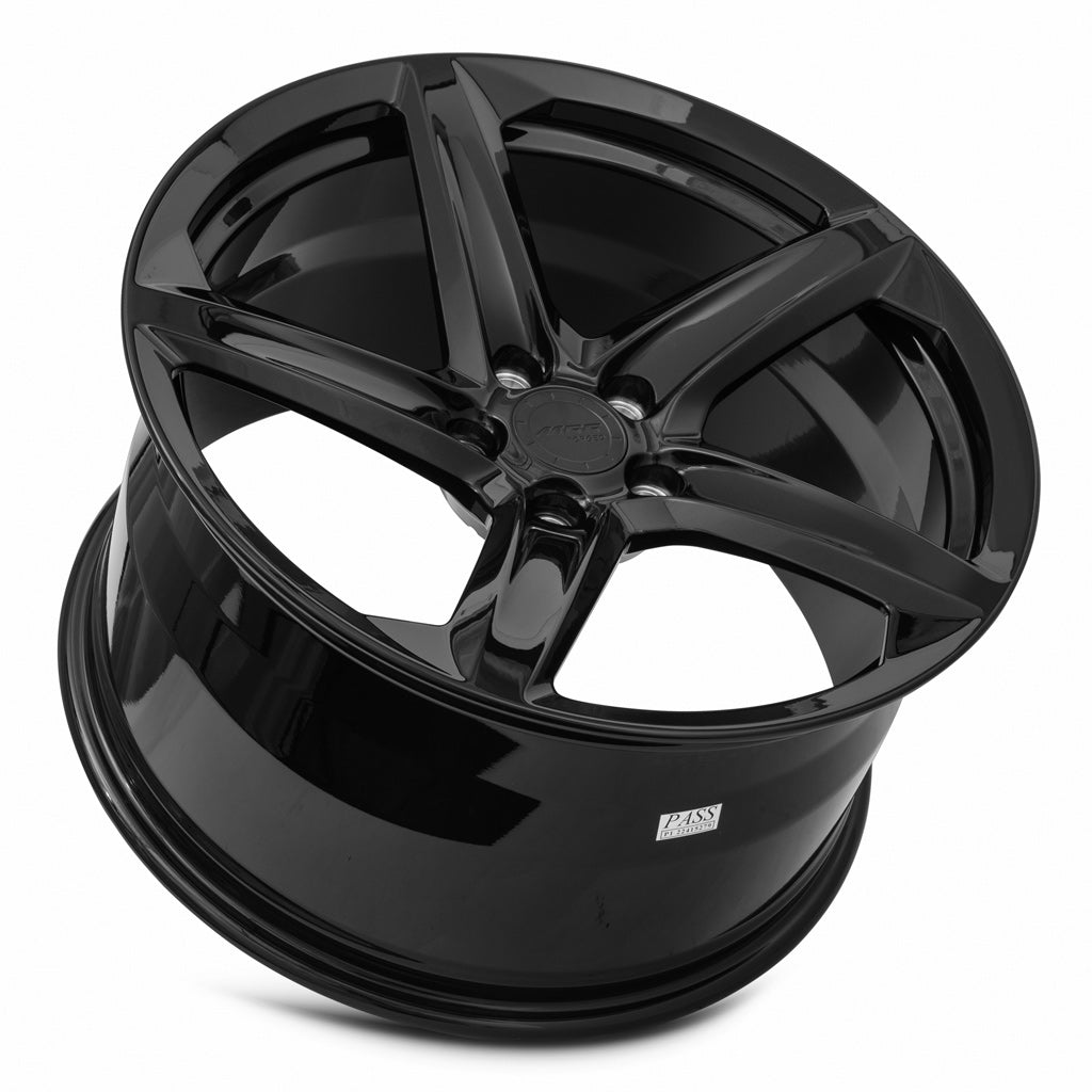 MRR Forged F23 20x11 48 5x120mm 66.9mm Gloss Black Right