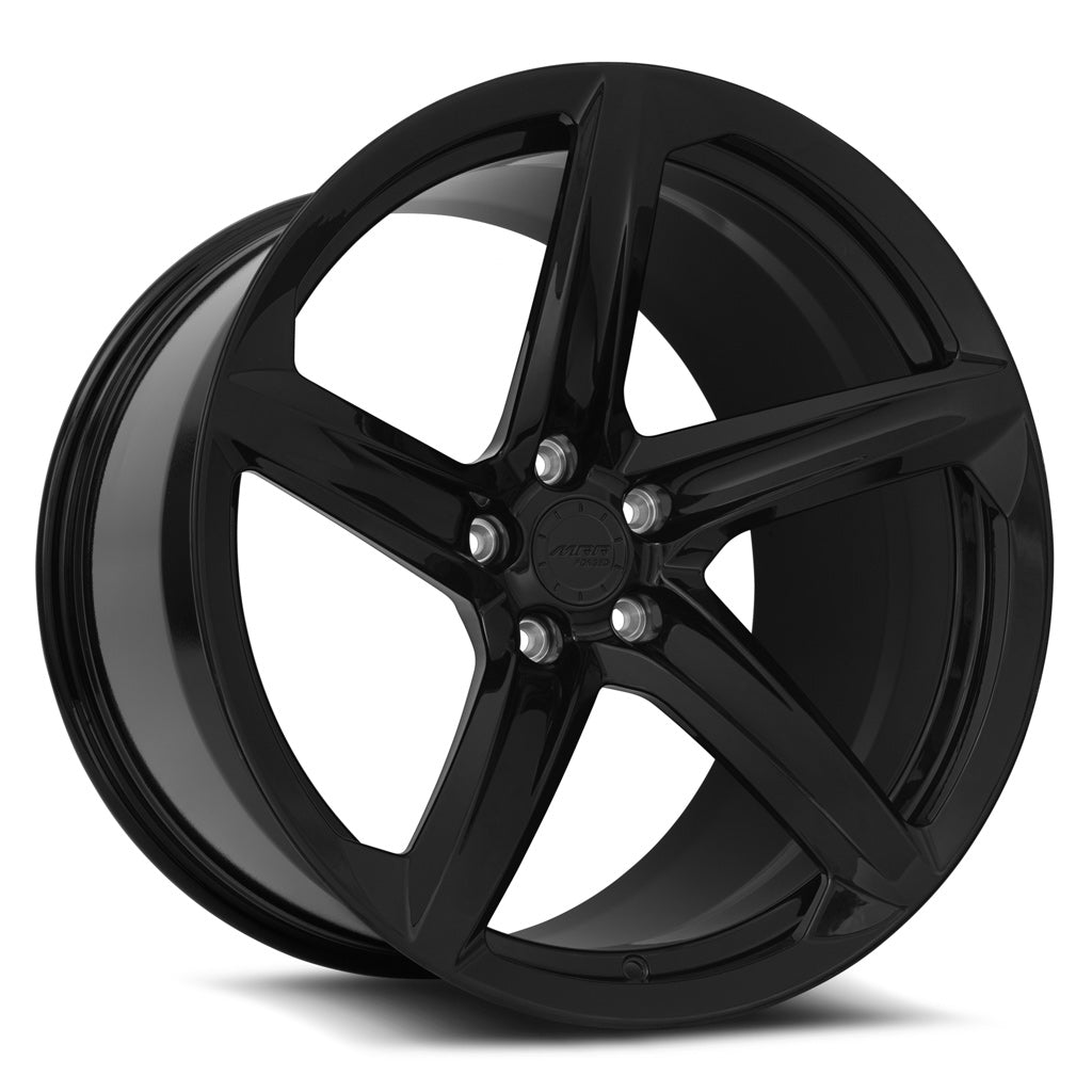 MRR Forged F23 21x13 25 5x120mm 66.9mm Gloss Black Right