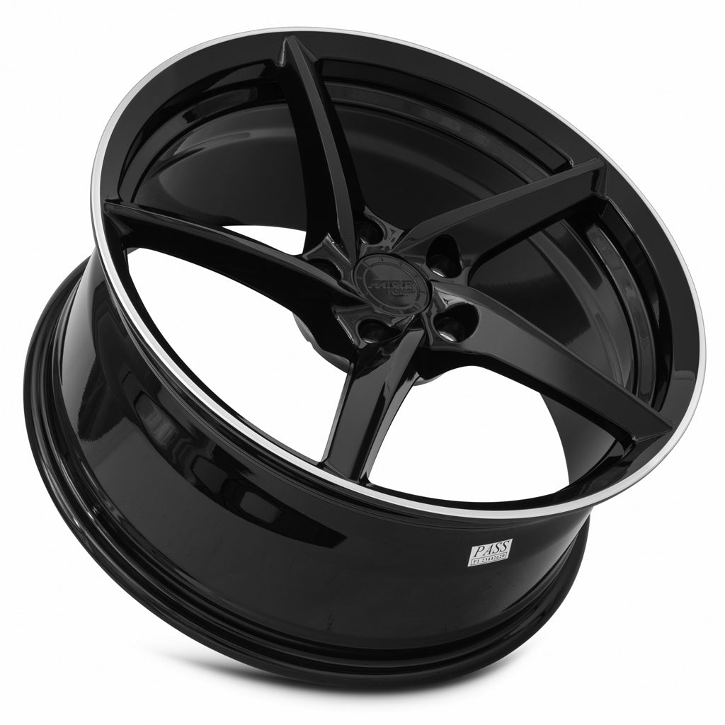 MRR Forged F25 19x8.5 38 5x120mm 66.9mm Gloss Black Left