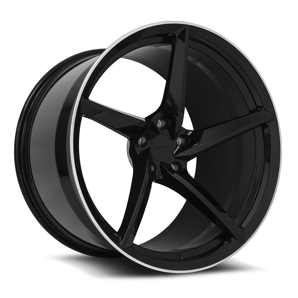 MRR Forged F25 21x13 25 5x120mm 66.9mm Gloss Black Left