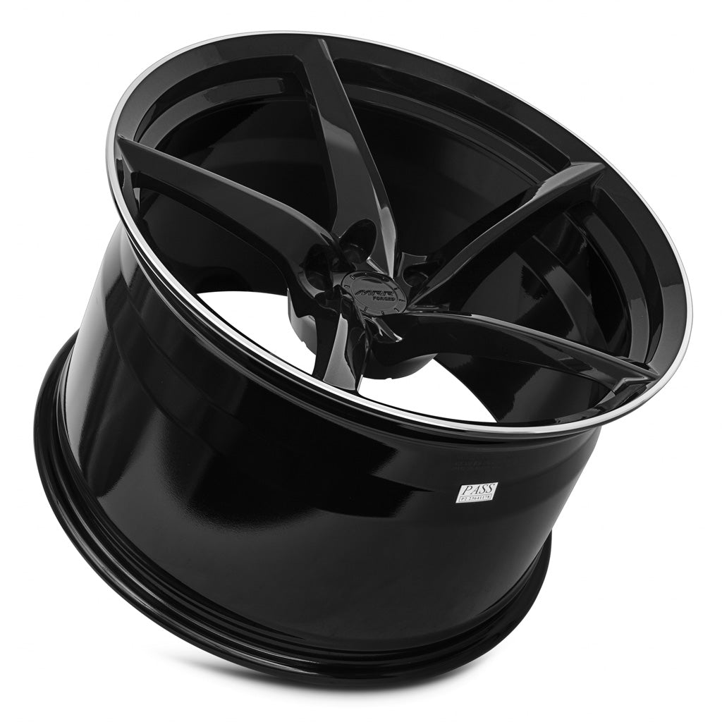 MRR Forged F25 21x13 25 5x120mm 66.9mm Gloss Black Left