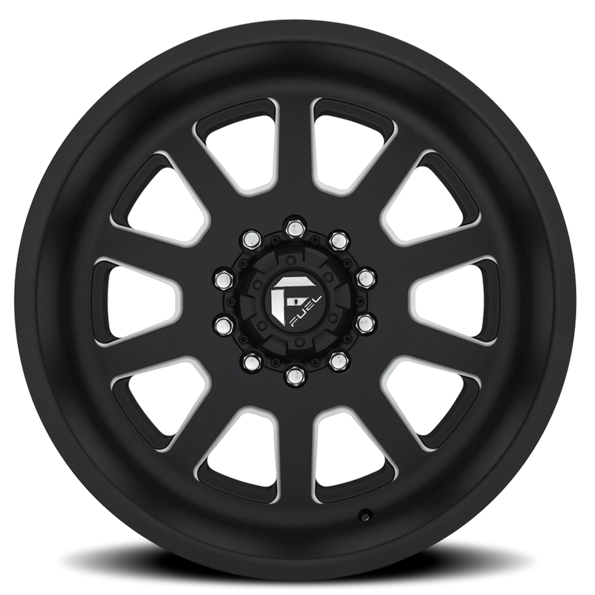 Fuel FF09D 20x10 -24 8x180mm 124.3mm Matte Black Milled