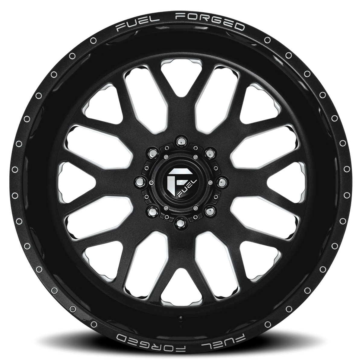 Fuel FF19D 24x12 -50 10x170mm 125.1mm Gloss Black Milled