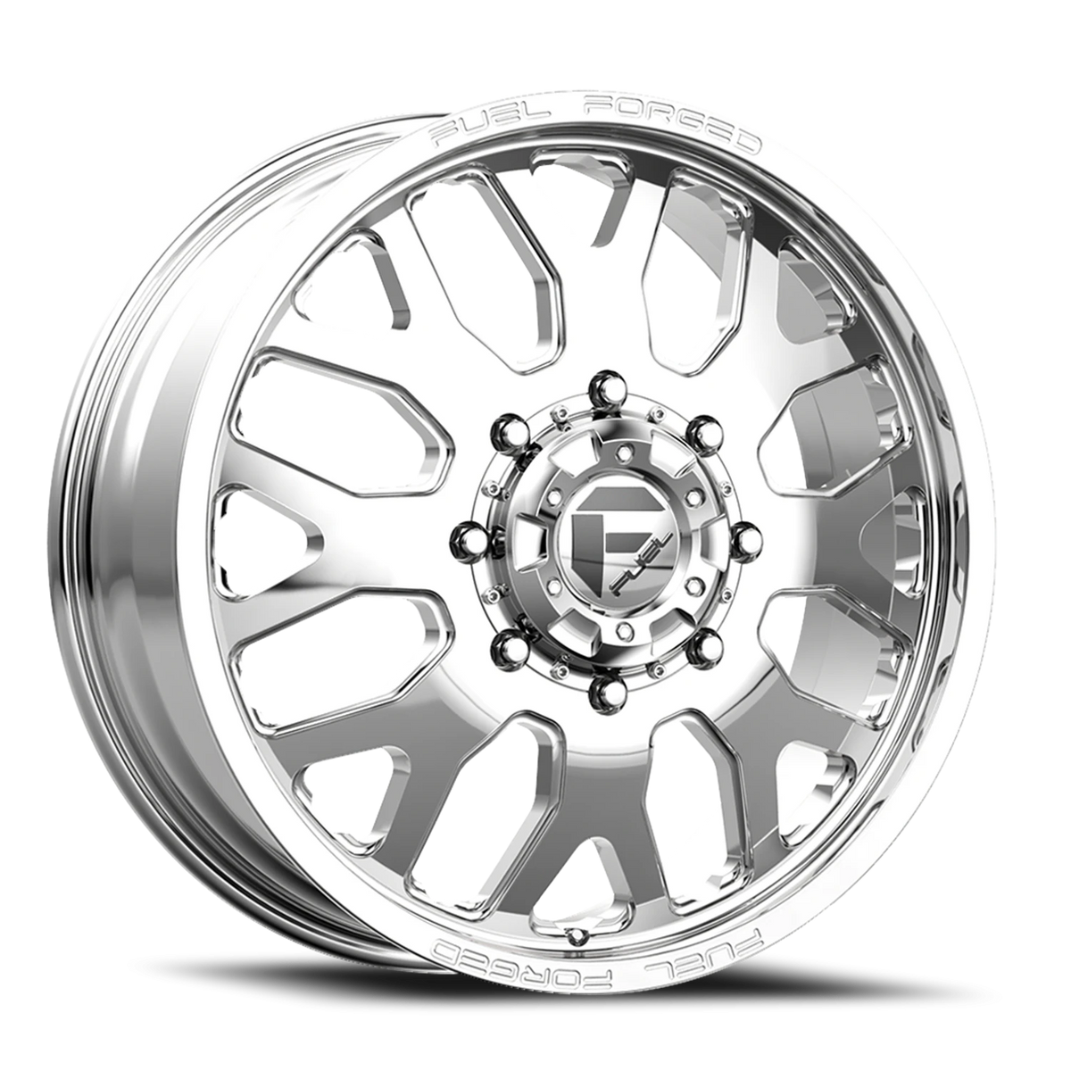 Fuel FF19D Dually 24x8.25 +105 8x165.1mm 121.7mm Polished