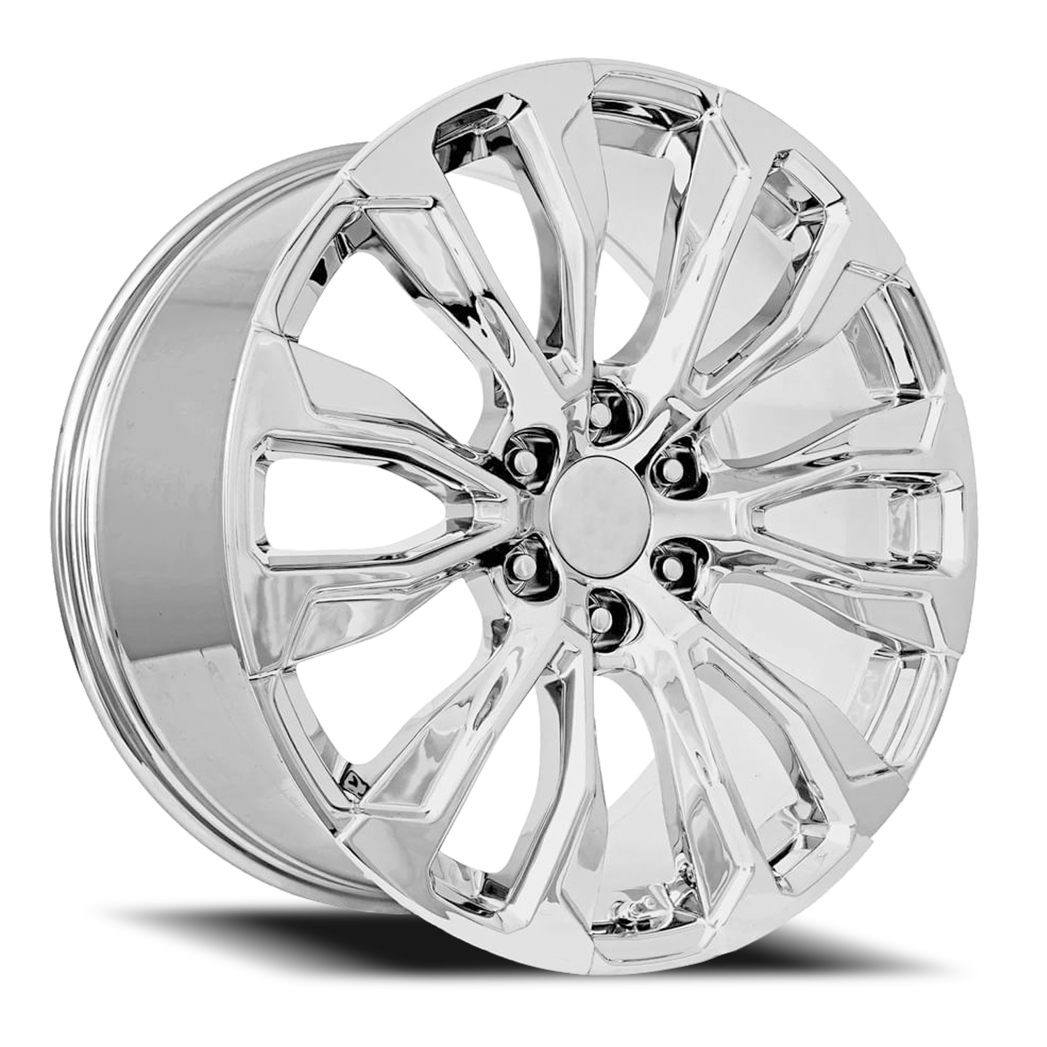 Factory Reproductions FR 203 GMC Denali Replica CH 24x10 +31 6x139.7mm 78.1mm Chrome