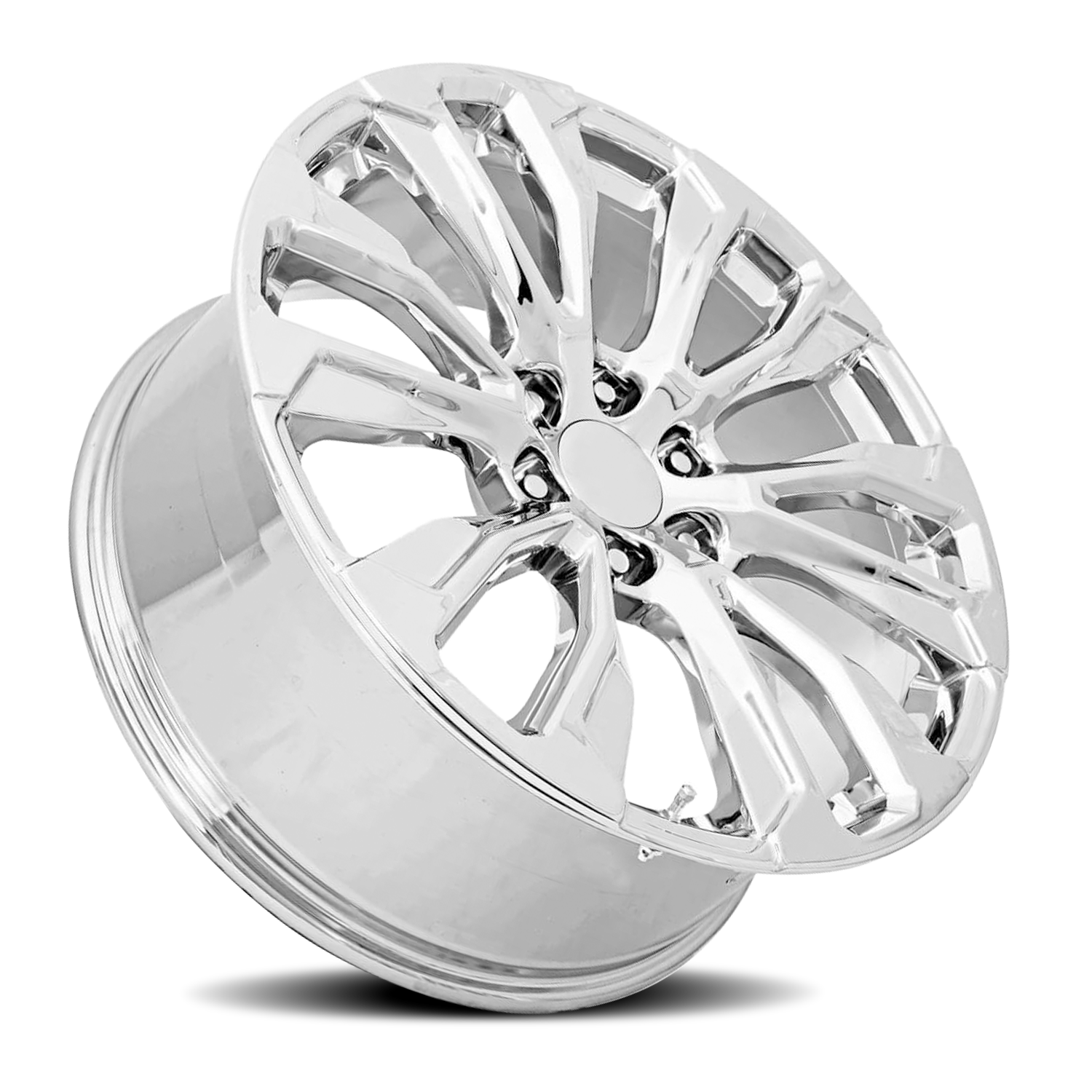 Factory Reproductions FR 203 GMC Denali Replica CH 24x10 +31 6x139.7mm 78.1mm Chrome