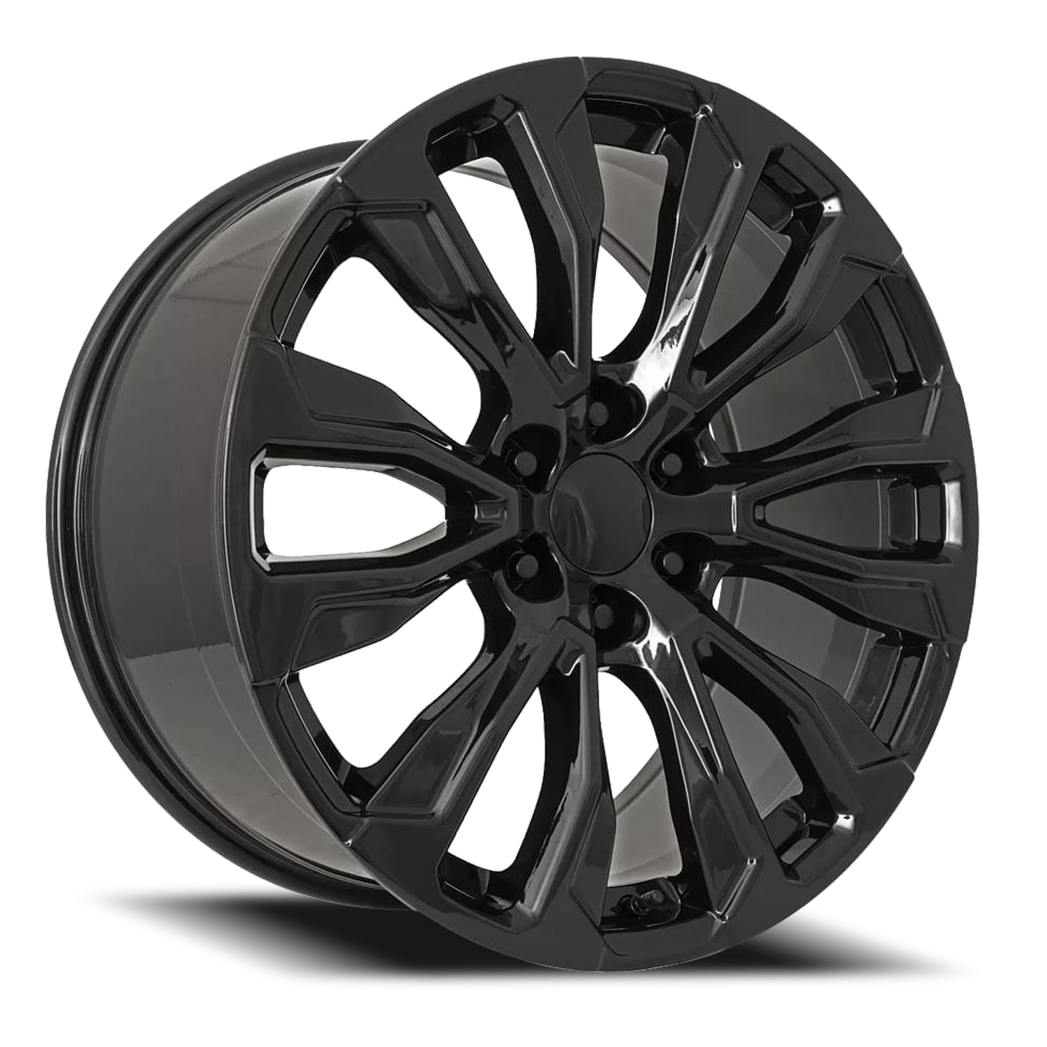 Factory Reproductions FR 203 GMC Denali Replica GB 22x9 6x139.7mm 78.1mm Gloss Black