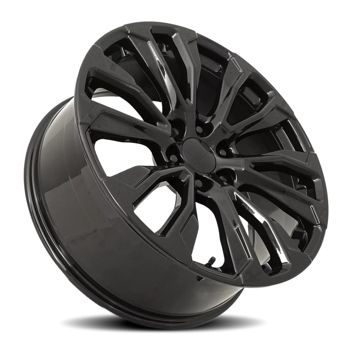 Factory Reproductions FR 203 GMC Denali Replica GB 22x9 6x139.7mm 78.1mm Gloss Black