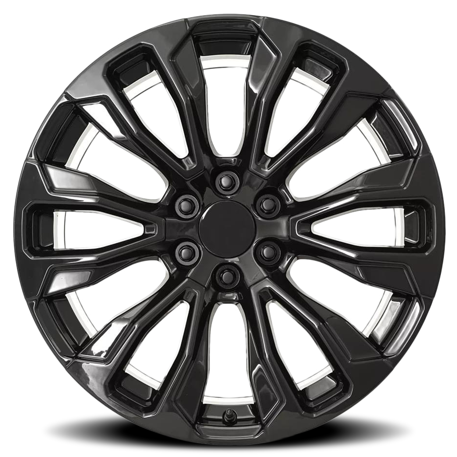 Factory Reproductions FR 203 GMC Denali Replica GB 22x9 6x139.7mm 78.1mm Gloss Black